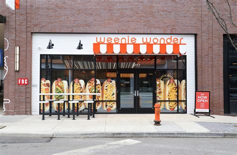 Weenie wonder - Another Weenie Wonder is slated to open in Easton Town Center later this year to be located next to the Pins and 16-Bit complex there. (The standalone eatery will be connected via a passageway.) In fact, Rise Brands plans to open as many as eight additional Weenie Wonder locations throughout central Ohio, according to Allen.